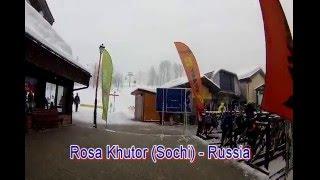 Skiing at pure powder Rosa Khutor - Krasnaya Polyana (Sochi)