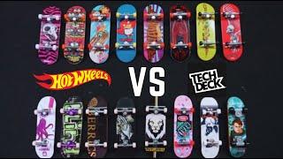 Tech Deck VS Hotwheels (review)