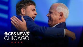 Viral moment of Gus Walz cheering dad at DNC brings awareness to neurodiversity