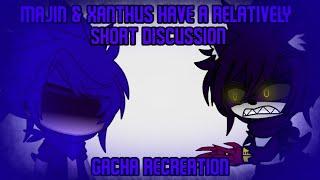 Majin and Xanthus have a relatively short discussion - Gacha Recreation