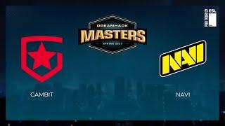 Gambit vs NaVi | Лучшие моменты | DreamHack Masters Spring 2021