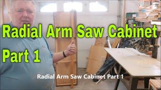  Radial Arm Saw Cabinet Part 1-That Bee Man