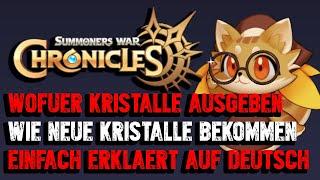 Summoners War Chronicles - Wofür Kristalle ausgeben? | Wie neue Kristalle bekommen? | Hilfe Deutsch