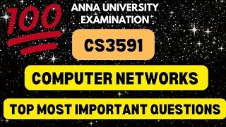 CS3591|Computer Networks|Important questions|@Toppersacademytamil