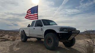 Ford Ranger Prerunner going down Barstow main with Giant Motorsparts 64 kit