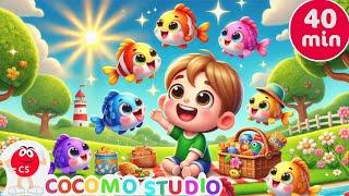 12345 Once I Caught a Fish Alive | Number Song | Nursery Rhymes Collection from CoComo Studio