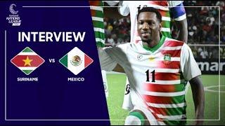 Concacaf Nations League 2023 Sheraldo Becker, Suriname | Interview