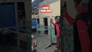 manfaat sisa bahan kanopi,#shorts