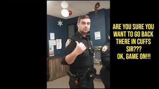 Rookie Frauditor on his Very First Fraudit Literally begs for Cuffs....Well, The Officers Comply