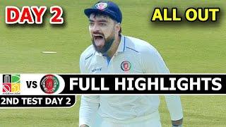 Full Highlights | Afghanistan Vs Zimbabwe | 2nd Test Match Day 2 Stumps 2024 | Zim Vs Afg