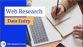 Web Research | Data Entry | Internet Research Skills