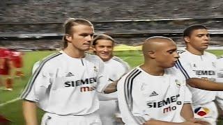 Real Madrid Galácticos Legendary Show in 2003 (Ronaldo, Zidane, Beckham)