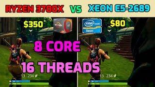 Ryzen 3700X vs Xeon E5 2689 - 8 Core 16 Threads Benchmark