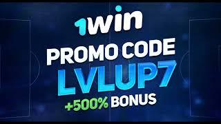 1WIN PROMO CODE: LVLUP7 - 500% + CASHBACK Bonus on 1win