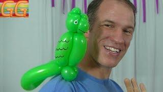 how to make balloon animals - balloon parrot