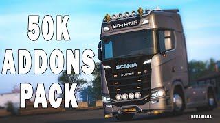 50k Tuning Addons Pack | ETS2 Mods v1.40