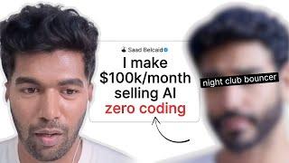 He Was a Bouncer, Now Sells AI for $100K/Month
