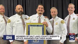 Three in Salt Lake County given awards by sheriff's association