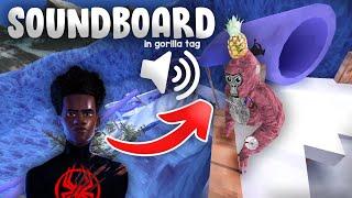 I'm literally Miles Morales... (Gorilla Tag Soundboard Trolling Funny Moments)