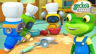 Gecko's Pie School | Gecko's Garage | Trucks For Children | Cartoons For Kids