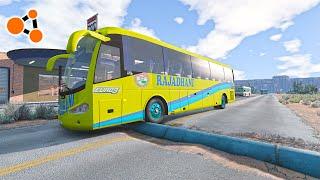 Buses vs Pipes BeamNG.drive | Beamng Crashes TV