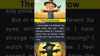  The Scarecrow – A simple and fun English story for kids!  #englishforkids #englishlearningclass