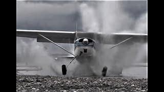 Backcountry 182, Cessna 170, Lake Ambhib and CJ6 warbird in action!