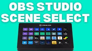 How to add a button to go to a certain scene in obs studio on stream deck