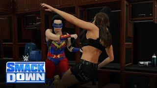 WWE 2K20 SMACKDOWN NIKKI A.S.H. ATTACKS MANDY ROSE BEFORE SURVIVOR SERIES