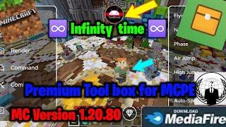 Minecraft Pocket Edition Premium Toolbox. ️ Infinite Time ️ . MCPE 1.20.80.