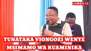 TUNDU LISSU AWACHANA MAKAVU WAGOMBEA UCHAGUZI CHADEMA, "TUKICHAGUA VIBAYA IMEKULA KWETU"