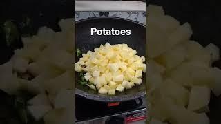 Tasty  Aalu Bhaji recipe!! Enjoy Cooking with Pratima ️# Shorts