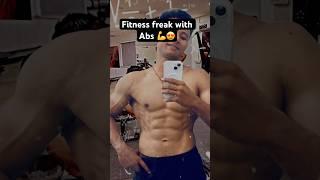 Fitness freak with abs #shorts #youtubeshorts #shortsfeed