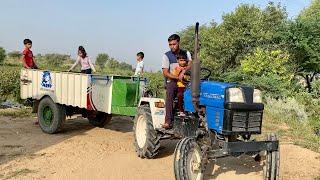 Mini Tractor Escort Steeltrac 15 Full Loaded Trolley with Cotton