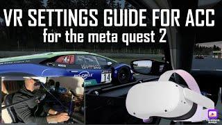 *EXELLENT* VR Settings for Assetto Corsa Competizione (Oculus Quest 2)