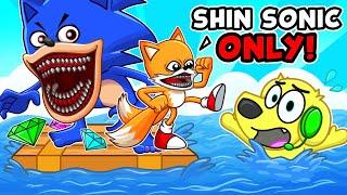 Trapped on a SHIN SONIC & TAILS Raft in Roblox!