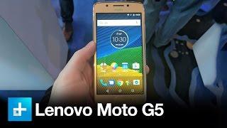 Lenovo Moto G5 - Hands On at MWC 2017