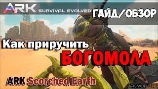 Как приручить Богомола ARK Scorched Earth MANTIS. Гайд - Обзор.