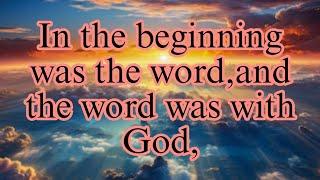 And the Word was God (JOHN 1-4)