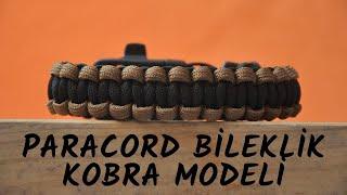 PARACORD BİLEKLİK YAPIMI EN BASİT MODEL (Hayatta Kalma Bilekliği Kobra Modeli) MODEL #7