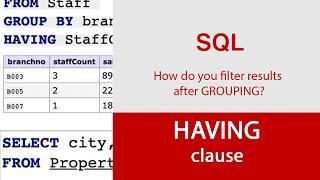 Master the HAVING Clause in SQL: Ultimate Guide to Grouped Data Filtering (LIKE WHERE for Groups)