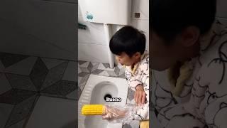 He ate WHAT from the toilet!  #shorts #reels