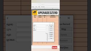 Data entry form in excel #exceltricks #exceltutorial #excel