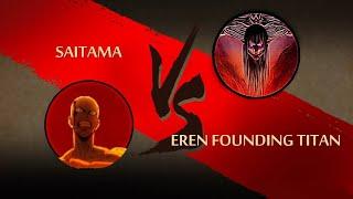 Saitama Vs Eren Founding Titan