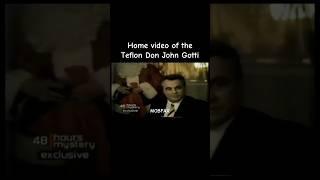 Home video of Gambino boss John Gotti & family celebrating Christmas