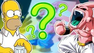 FUSION ART CHALLENGE / HOMERO SIMPSONS + MAJIN BUU / PARTE 1 - Trada Art