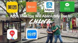 Five essential apps for your trip to China; WeChat, Alipay, Meituan, Baidu, Hello, Didi