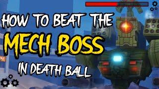 How to beat the MECH BOSS in ROBLOX Death Ball