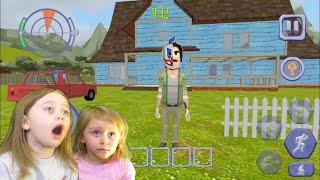 Прохождение Scary Clown Hello Neighbor Escape. Жуткий Клоун Сосед похитил всех детей в городе!