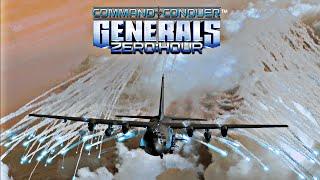 USA AC130 vs USA (Project Raptor War Commanders 9.1.22) C&C Generals Zero Hour